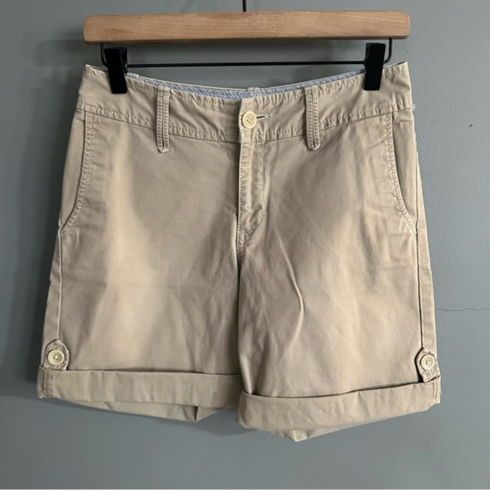 Eddie Bauer Blakely Fit‎ Cuffed Hem Shorts | Khaki